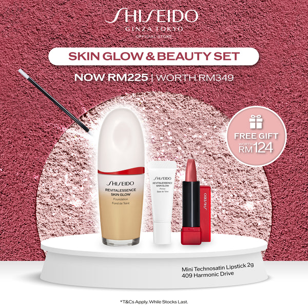 [Magic of Shiseido's Bestseller] Shiseido Makeup RevitalEssence Skin Glow Liquid Foundation 30ml (Face Makeup)