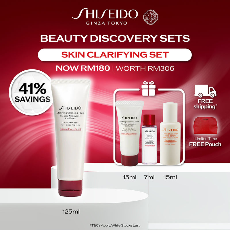 [Discover Shiseido] Shiseido Skin Cleansing Starter Kit RM180 (Worth RM306) (Cleansing)