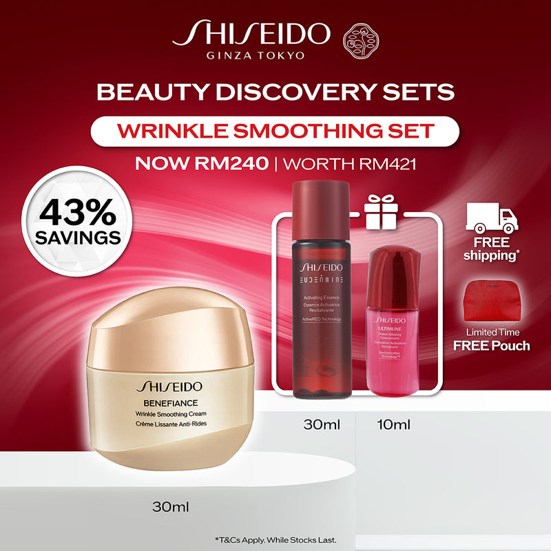 [Discover Shiseido] Wrinkle Smoothing 30ml Set RM240 (Worth RM421)