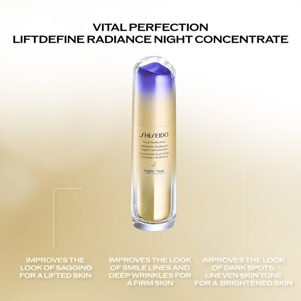 Shiseido Vital Perfection LiftDefine Radiance Night Concentrate 80ML