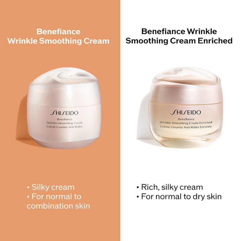 [For Fine Lines & Wrinkles] Shiseido Benefiance Wrinkle Smoothing Cream 30ml Set RM240 (Worth RM385) (Anti-Aging)