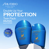 Shiseido Global Suncare The Perfect Protector Suncare SPF50+ PA++++ Sunscreen 50ml Twin Pack (Sun Protection)