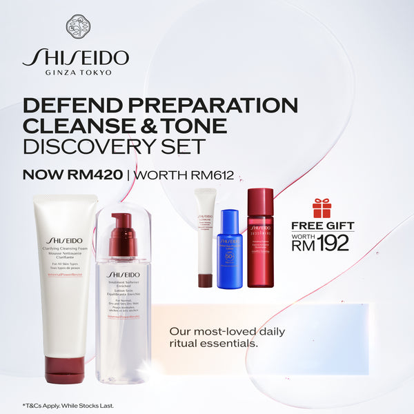 [OCT PROMO] Shiseido Defend Preparation Sets (Cleansing & Hydrating)