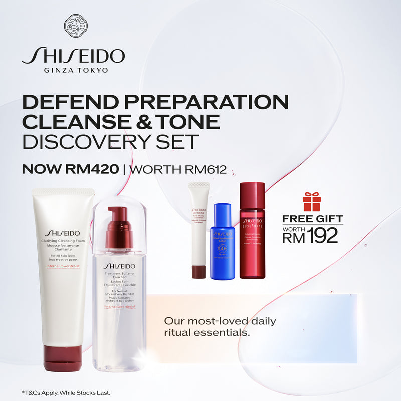 [OCT PROMO] Shiseido Defend Preparation Sets (Cleansing & Hydrating)