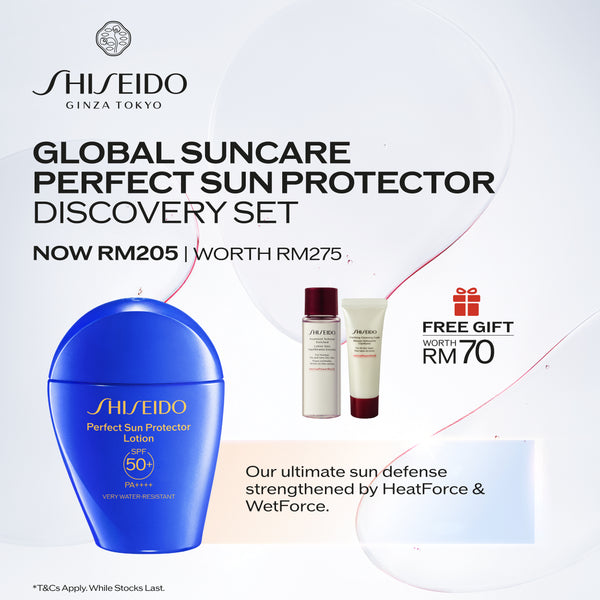 [OCT PROMO] Shiseido Global Suncare Perfect Sun Protector Lotion SPF50+ PA++++ 50ml (Sun Protection)