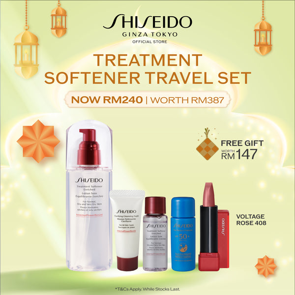 [Raya Campaign | 1 Mar - 20 Mar] Shiseido Defense Preparation Treatment Softener Enriched 150ml Set RM240 (Worth RM387)