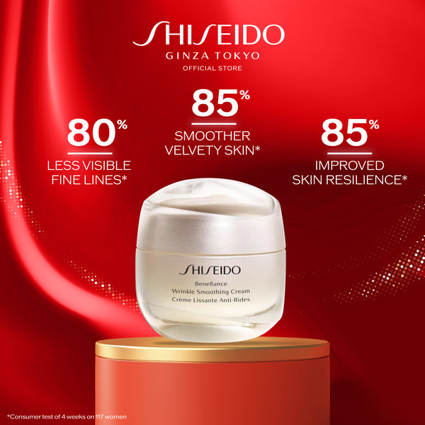 [Aug Exclusive | 1 Aug - 31 Aug] Shiseido Benefiance Wrinkle Smoothing Cream 50ml Set RM380 (Worth RM738)