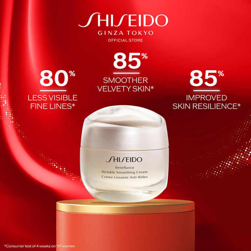 [Aug Exclusive | 1 Aug - 31 Aug] Shiseido Benefiance Wrinkle Smoothing Cream 50ml Set RM380 (Worth RM738)