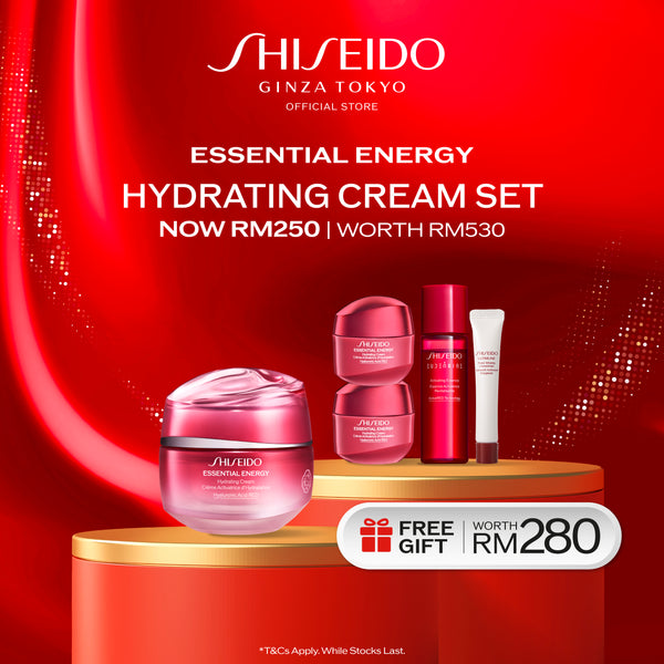 [Aug Exclusive | 1 Aug - 31 Aug] Shiseido Essential Energy Hydrating Cream 50ml Set RM250 (Worth RM530)