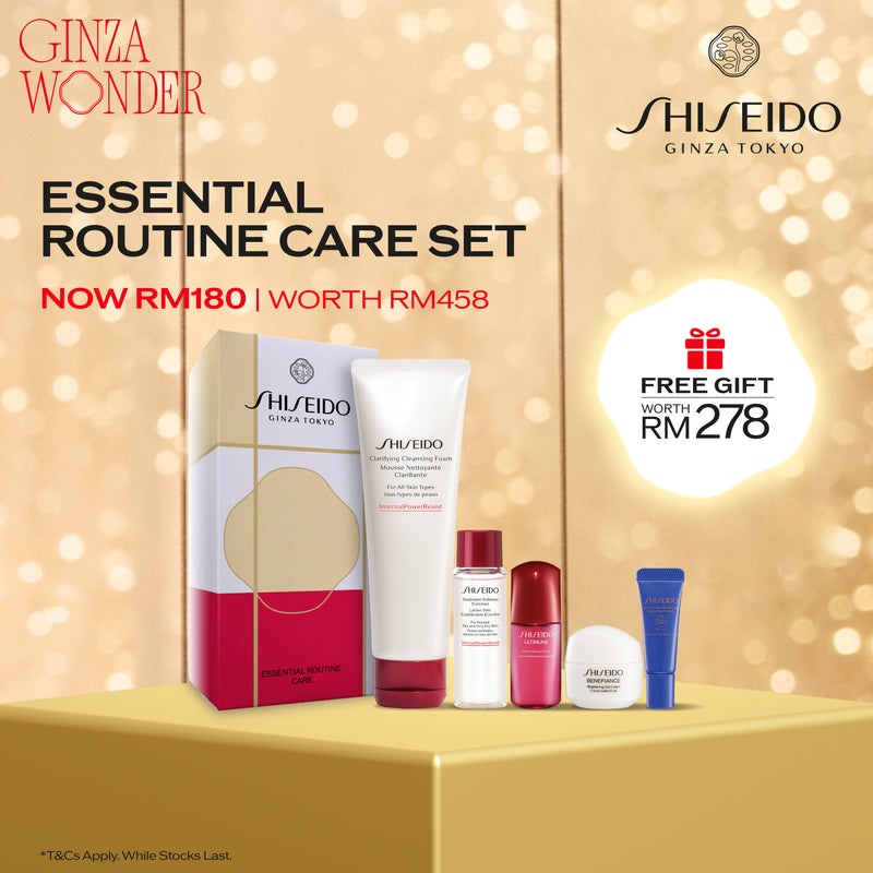 [NOV PROMO] Shiseido Ginza Wonder Essential Routine Care Set