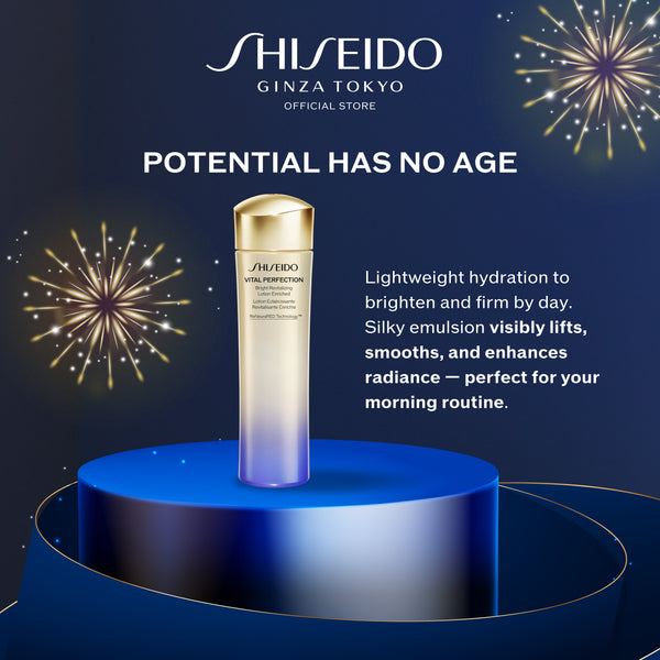 [Sep Exclusive | 1 Sep -30 Sep] Shiseido Vital Perfection Bright Revitalizing Lotion Enriched 150ML RM375 (Worth RM731)