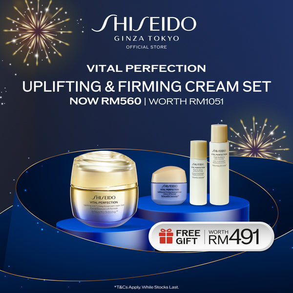 [Sep Exclusive | 1 Sep -30 Sep] Shiseido Vital Perfection Uplifting & Firming Advanced Cream 50ml Set RM560 (Worth RM1051)
