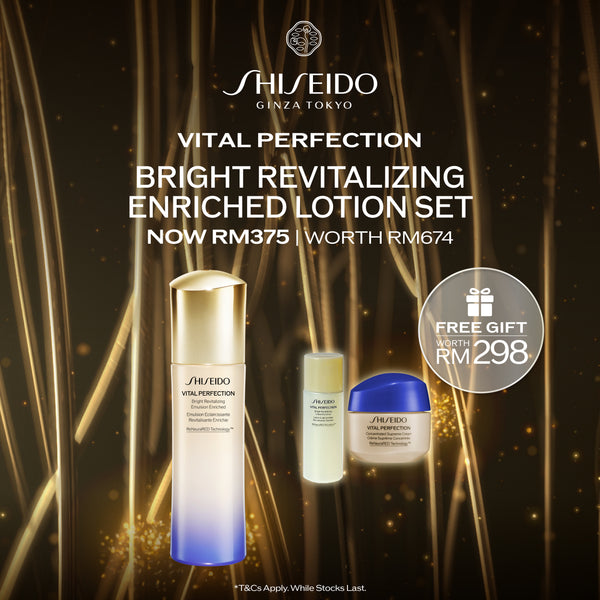 [OCT PROMO] Shiseido Vital Perfection Bright Revitalizing Lotion Enriched 150ml (Anti-Aging)