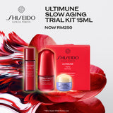 [August Exclusive | 1 Aug, 8PM - 31 Aug] Shiseido Ultimune Slow Aging Trial Kit 15ML @RM250 (Worth RM492)
